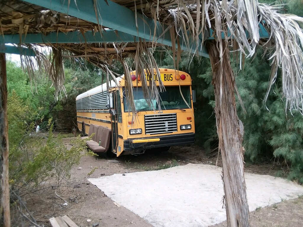 Stay in a Converted School Bus